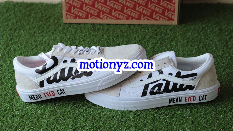 Patta x Van Mean Eyed Cat Old Skool White Suede